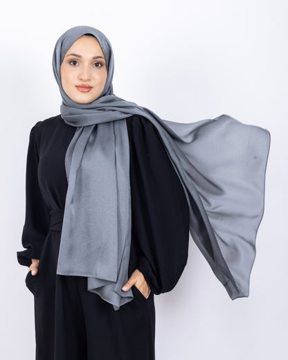 Düz Kristal Şal D019 Füme