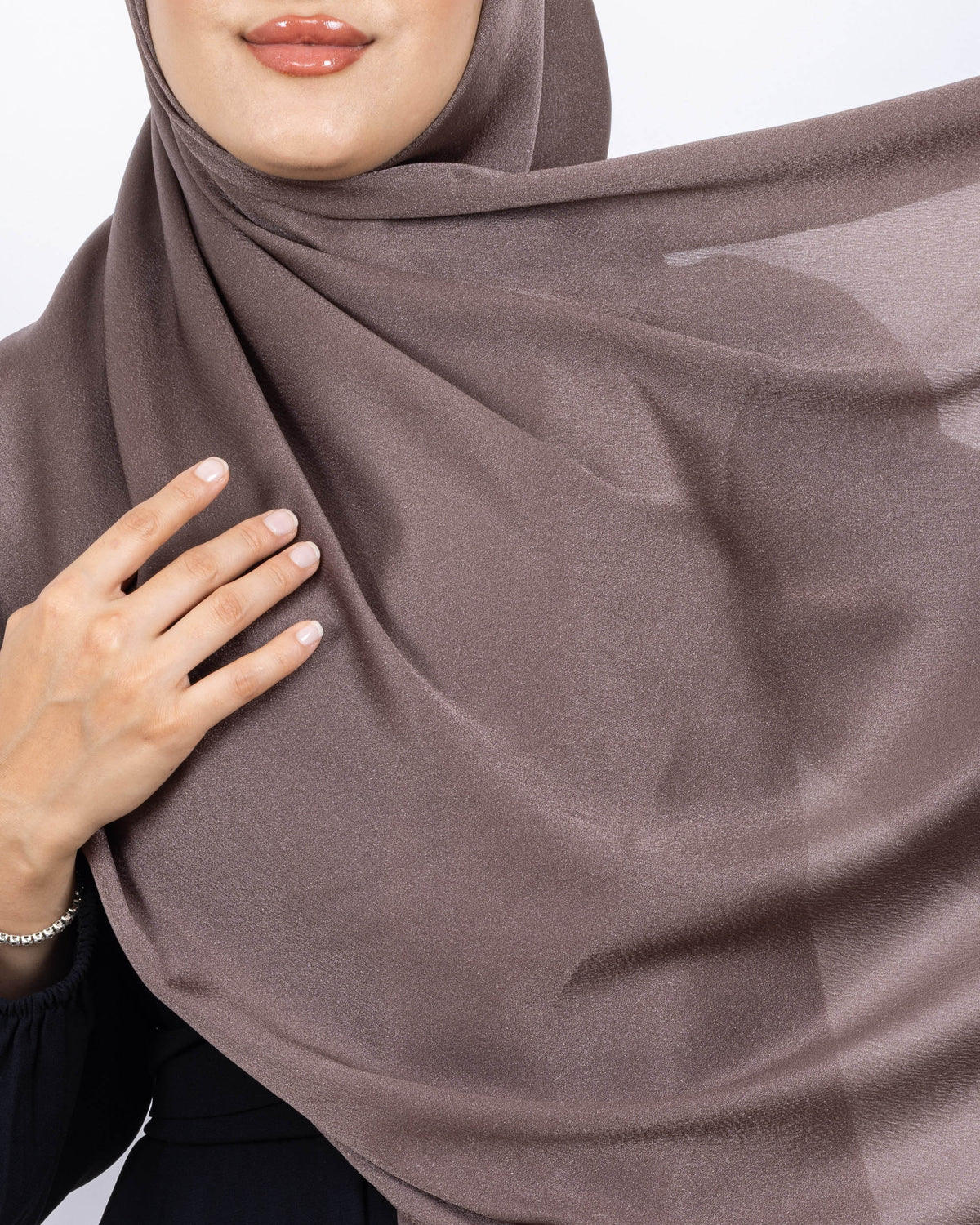 Düz Kristal Şal D019 Bakır