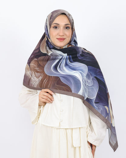 Soft Bambu Kraş Şal D052 Kahve