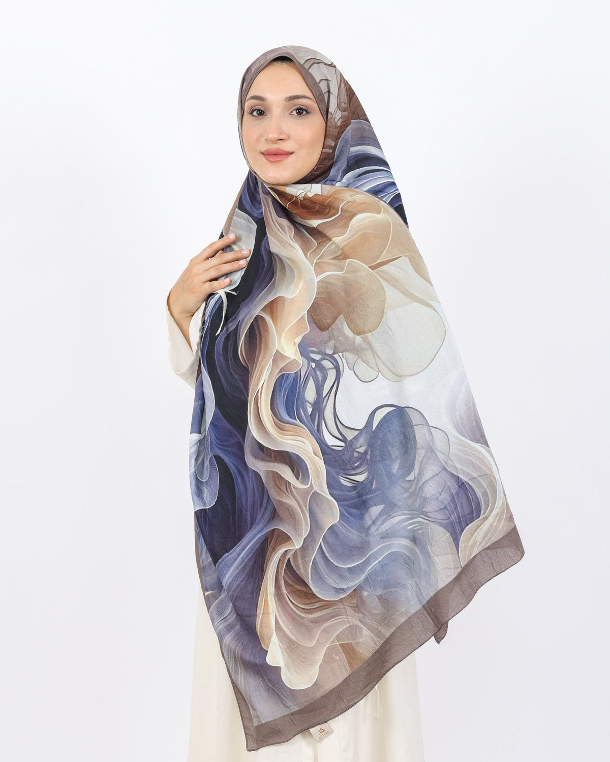 Soft Bambu Kraş Şal D052 Kahve
