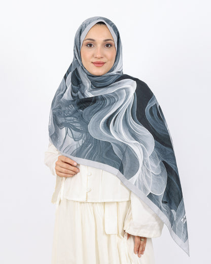 Soft Bambu Kraş Şal D052 Gri