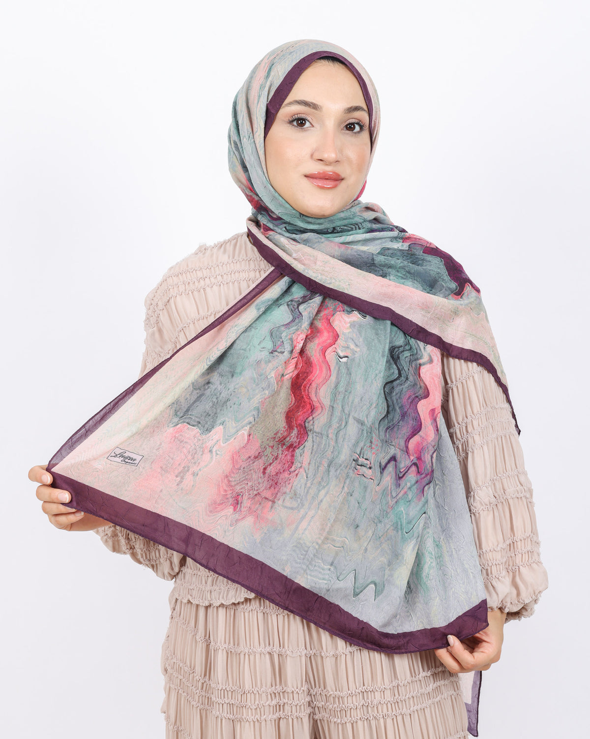 Soft Bambu Kraş Şal D045 Mor