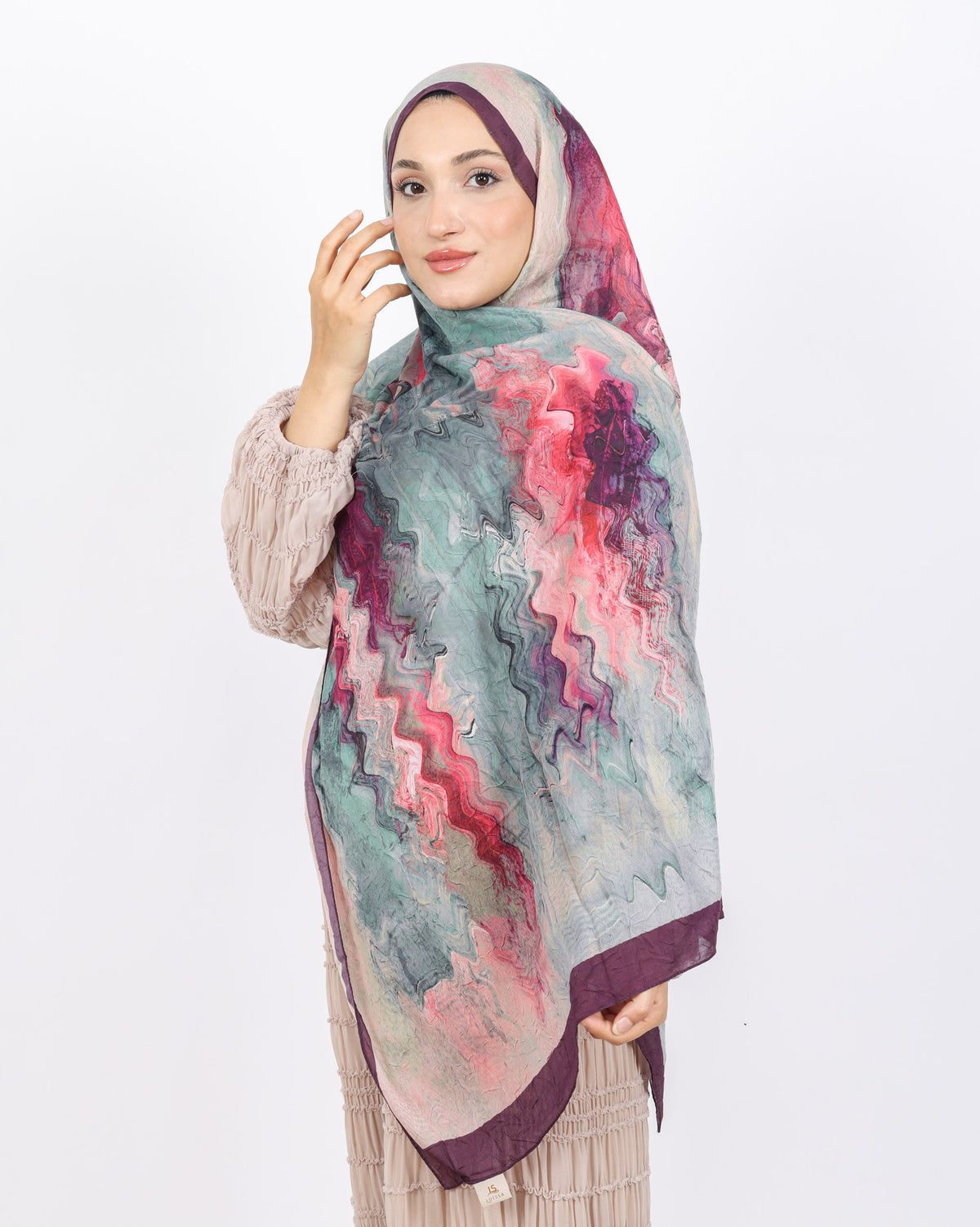 Soft Bambu Kraş Şal D045 Mor