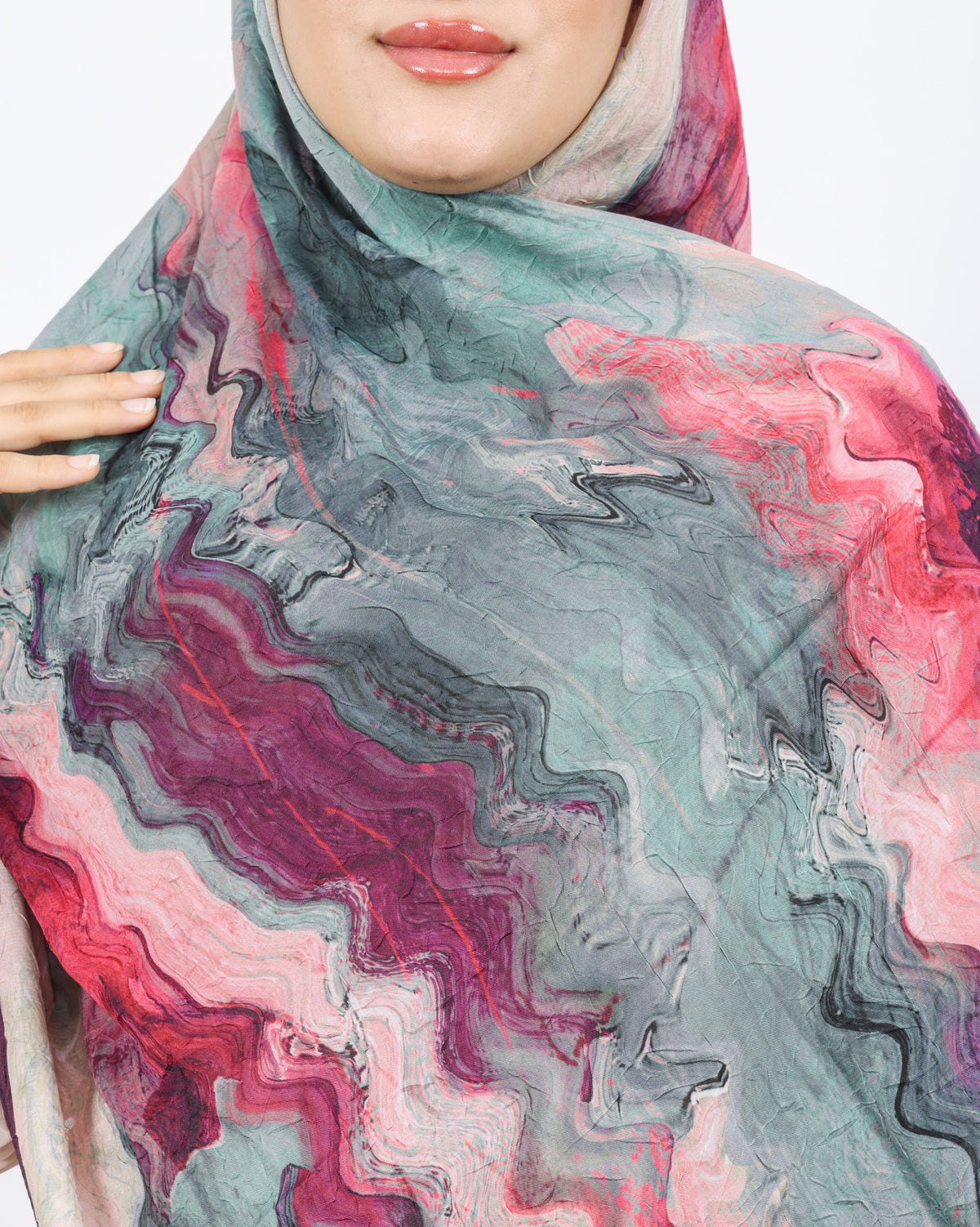 Soft Bambu Kraş Şal D045 Mor