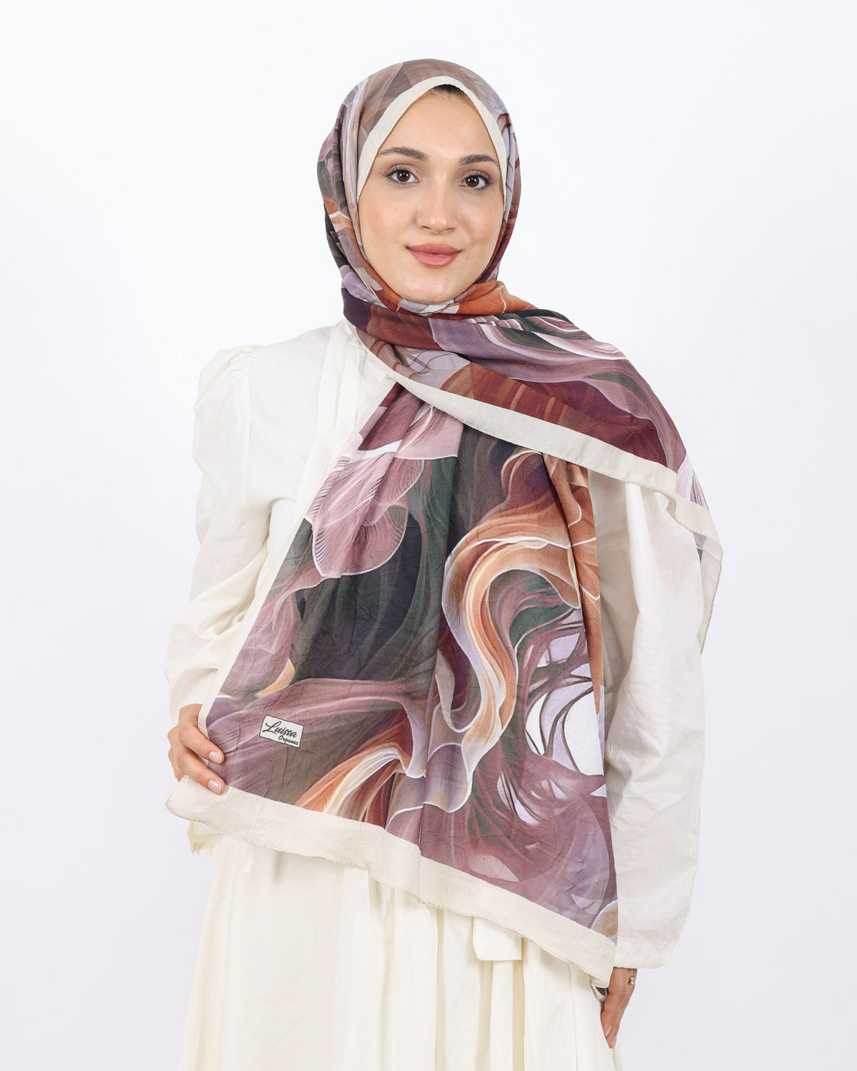 Soft Bambu Kraş Şal D052 Bej