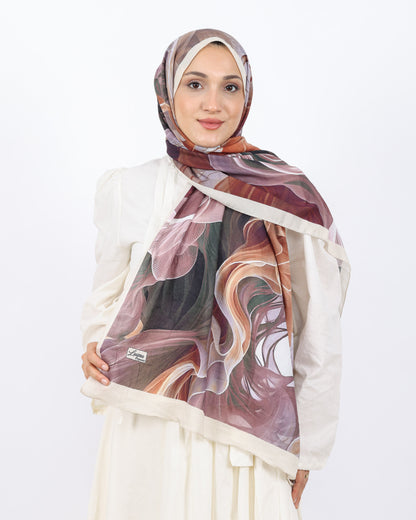 Soft Bambu Kraş Şal D052 Bej