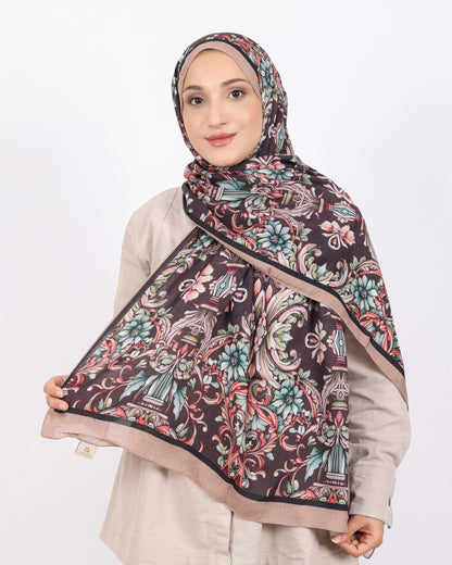 Soft Bambu Kraş Şal D040 Vizon