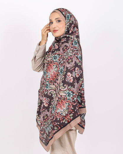 Soft Bambu Kraş Şal D040 Vizon