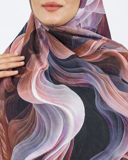 Soft Bambu Kraş Şal D052 Kiremit
