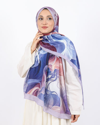 Soft Bambu Kraş Şal D052 Lila