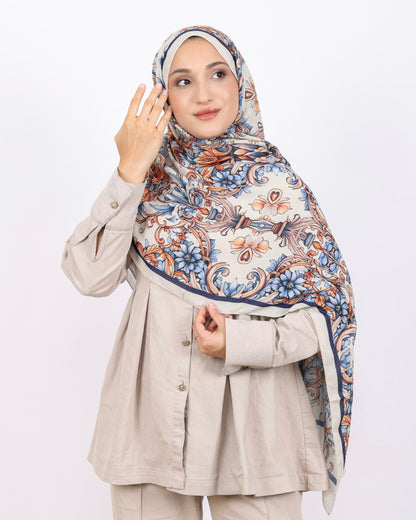 Soft Bambu Kraş Şal D040 Taş Rengi