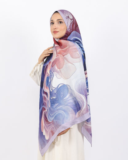 Soft Bambu Kraş Şal D052 Lila