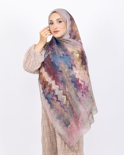 Soft Bambu Kraş Şal D045 Pudra