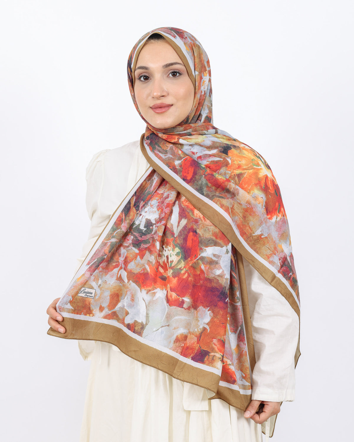 Soft Bambu Kraş Şal D053 Hardal
