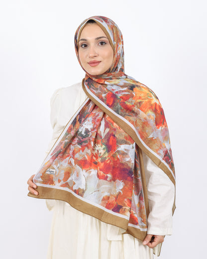 Soft Bambu Kraş Şal D053 Hardal