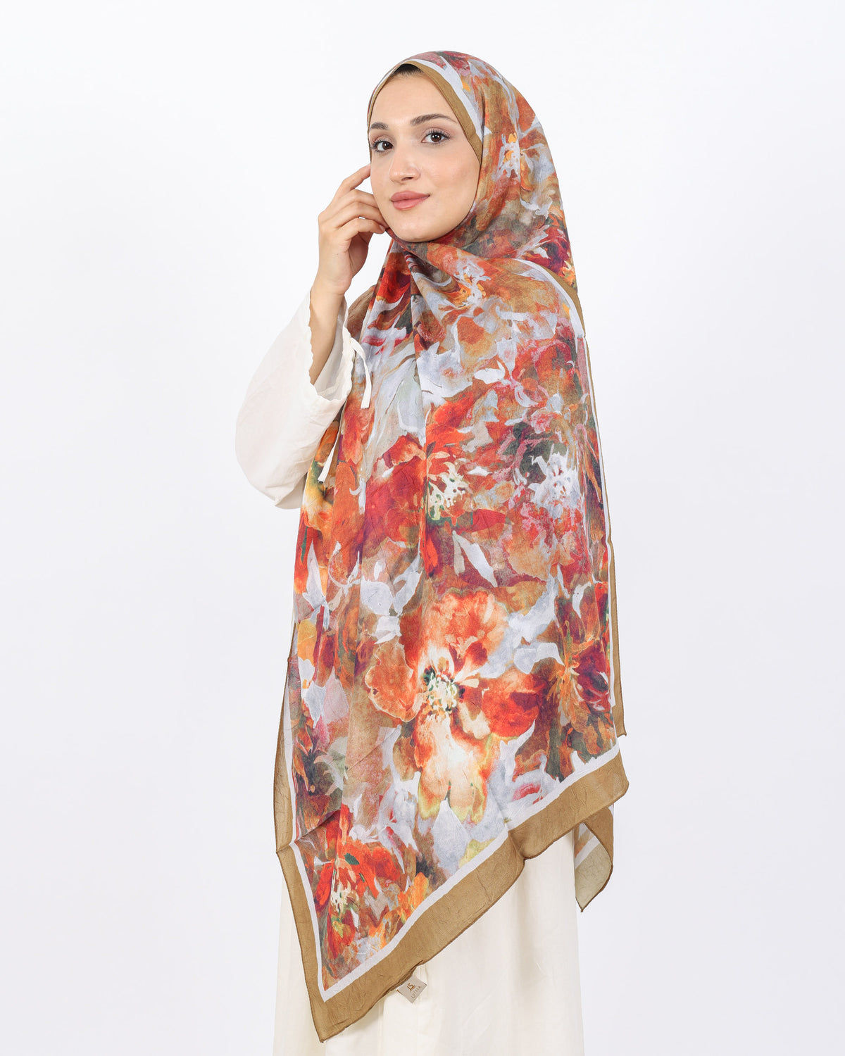 Soft Bambu Kraş Şal D053 Hardal