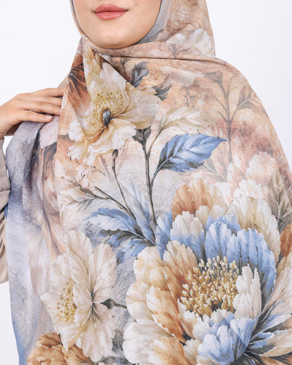 Soft Bambu Kraş Şal D041 Taş Rengi