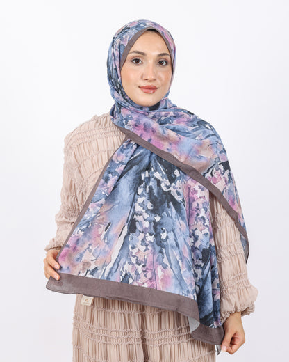 Soft Bambu Kraş Şal D051 Vizon