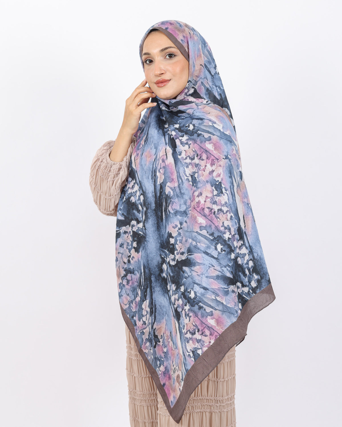 Soft Bambu Kraş Şal D051 Vizon