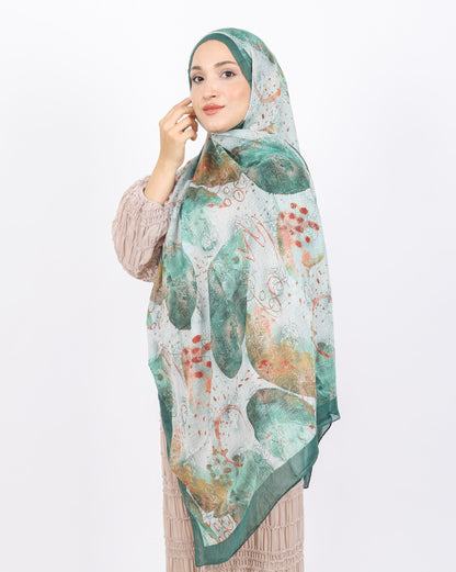 Soft Bambu Kraş Şal D046 Mint Yeşili