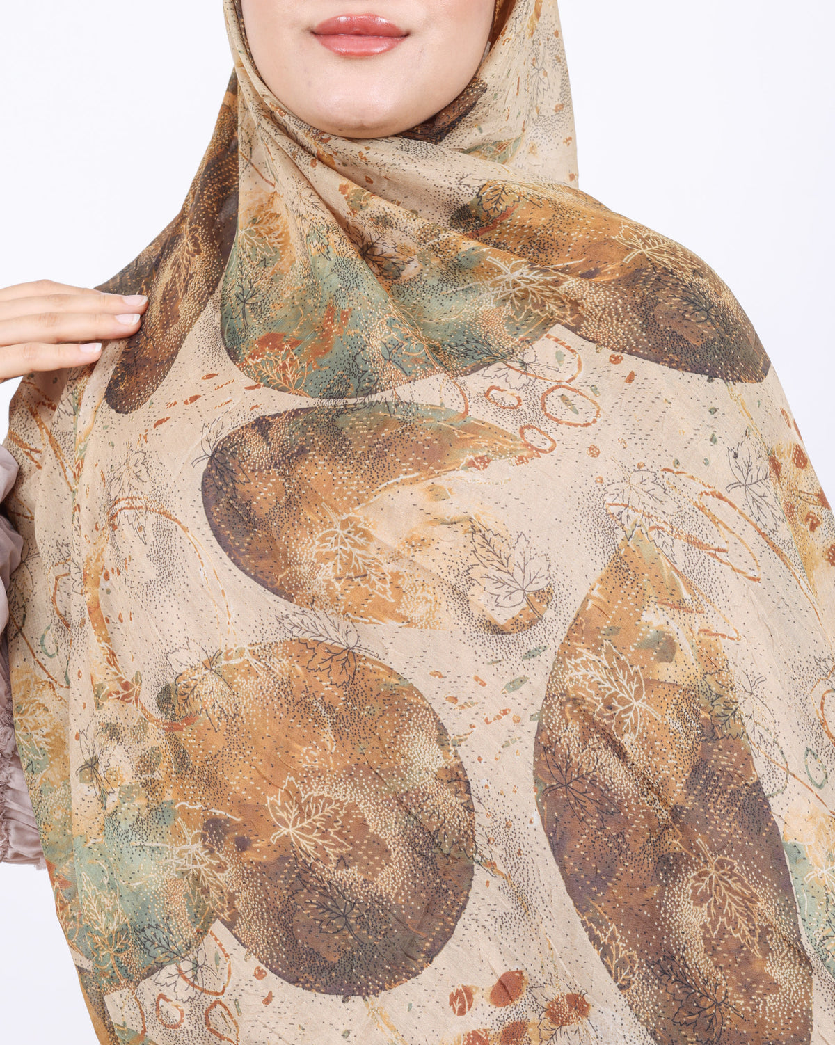 Soft Bambu Kraş Şal D046 Hardal