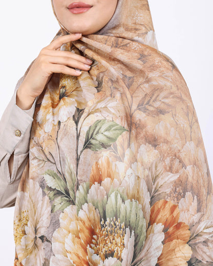 Soft Bambu Kraş Şal D041 Vizon