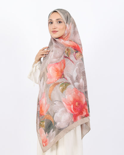 Soft Bambu Kraş Şal D054 Bej