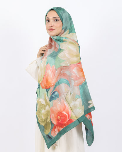 Soft Bambu Kraş Şal D054 Mint Yeşili