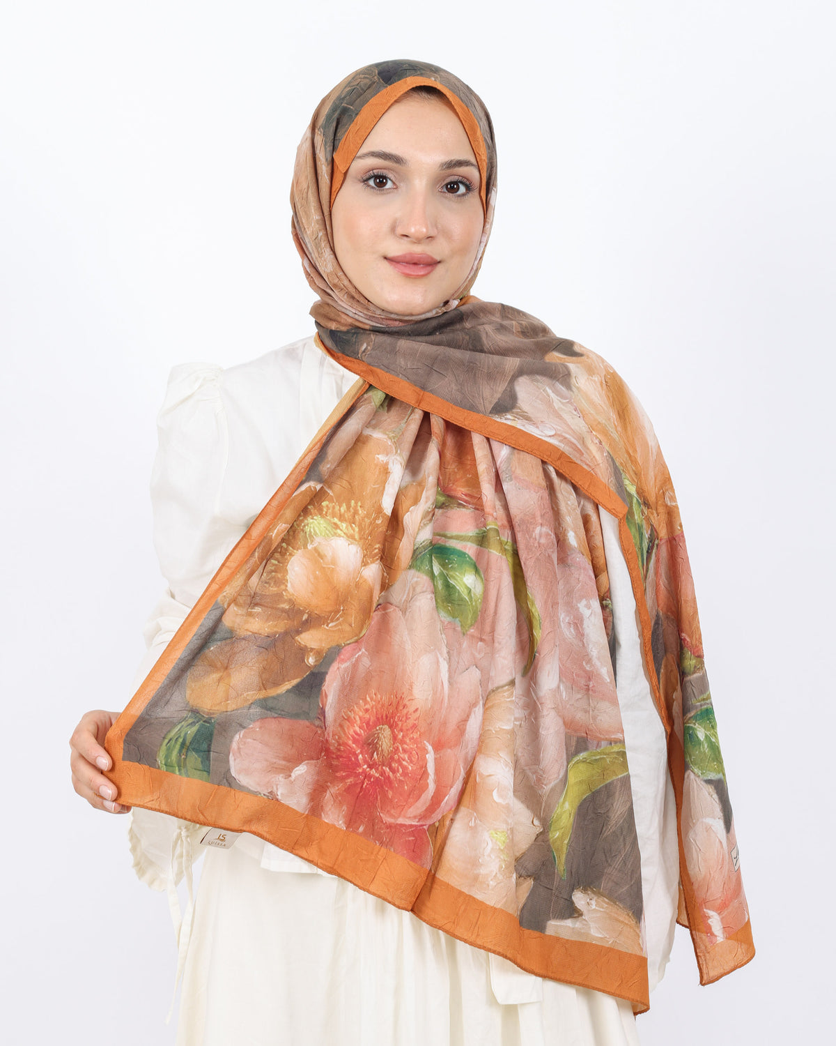 Soft Bambu Kraş Şal D054 Hardal