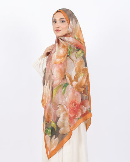Soft Bambu Kraş Şal D054 Hardal