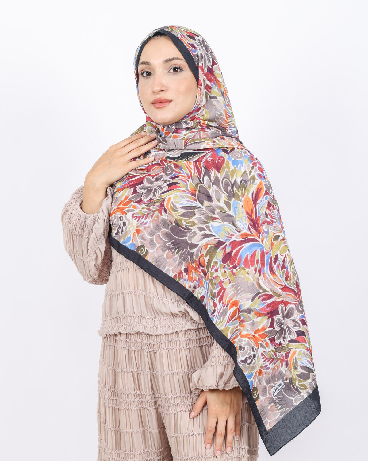 Soft Bambu Kraş Şal D047 Siyah