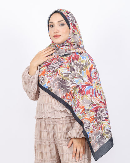 Soft Bambu Kraş Şal D047 Siyah