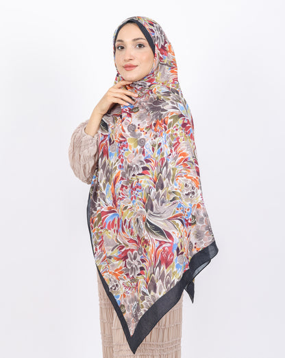 Soft Bambu Kraş Şal D047 Siyah