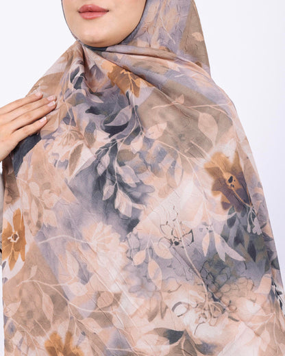 Soft Bambu Kraş Şal D042 Bej
