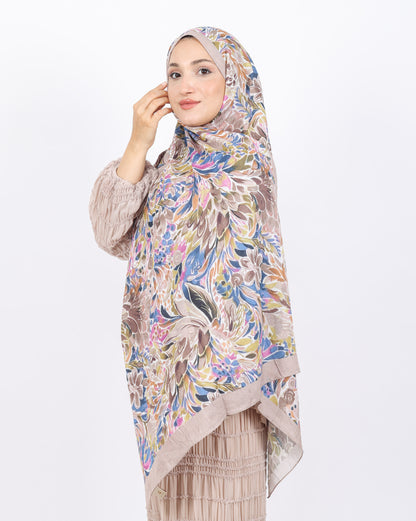 Soft Bambu Kraş Şal D047 Bej