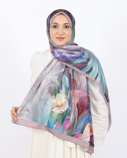 Soft Bambu Kraş Şal D055 Pudra