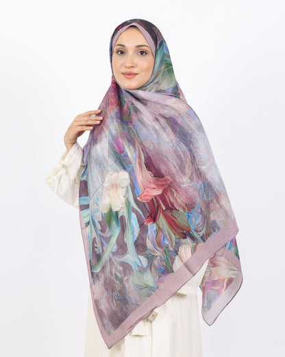 Soft Bambu Kraş Şal D055 Pudra