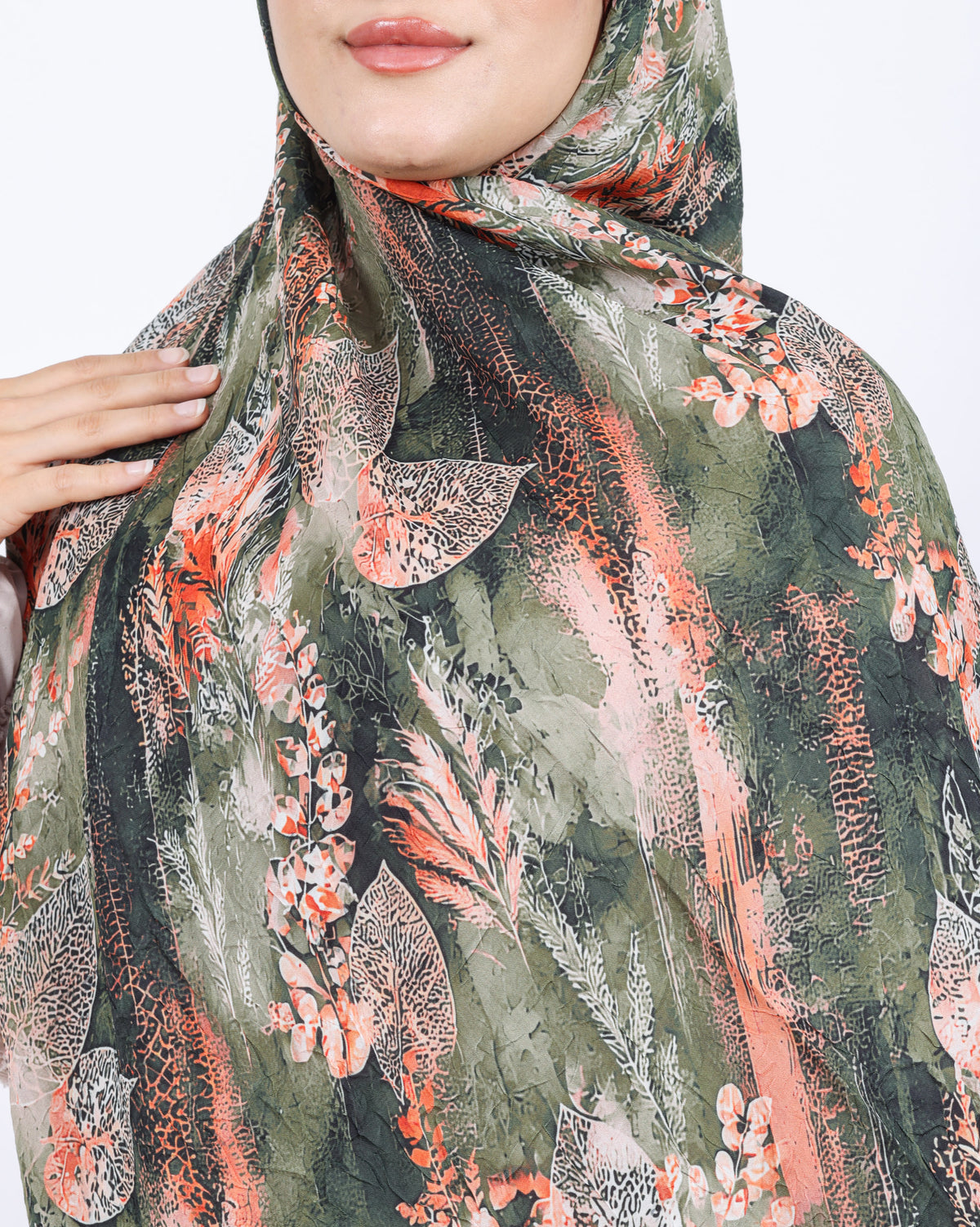 Soft Bambu Kraş Şal D048 Kahverengi