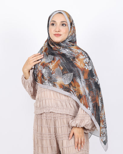 Soft Bambu Kraş Şal D048 Taş Rengi