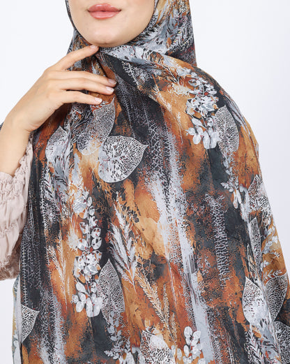 Soft Bambu Kraş Şal D048 Taş Rengi