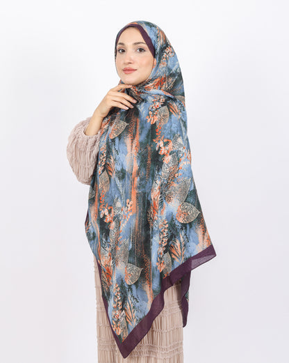 Soft Bambu Kraş Şal D048 Koyu Mürdüm
