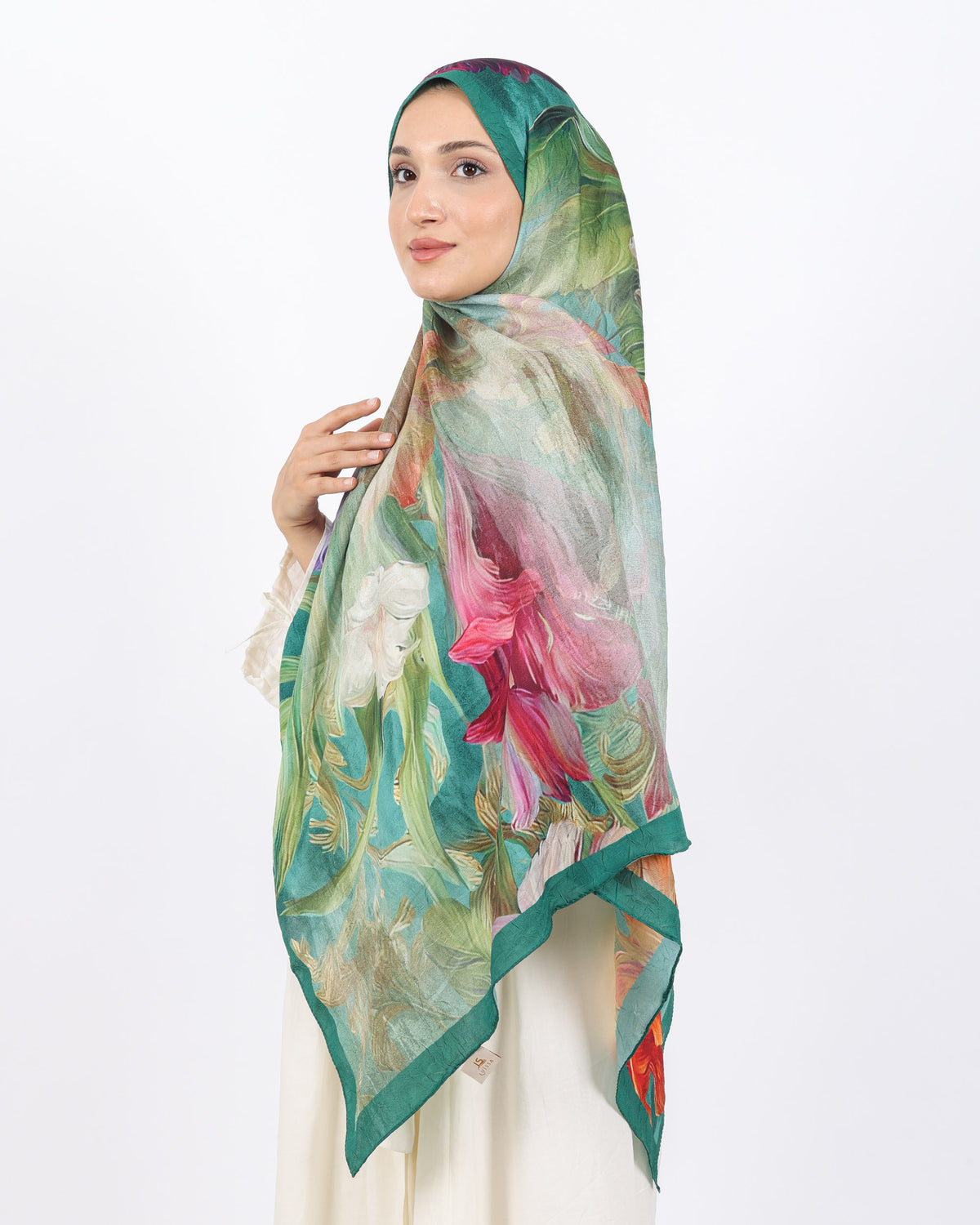 Soft Bambu Kraş Şal D055 Mint Yeşili