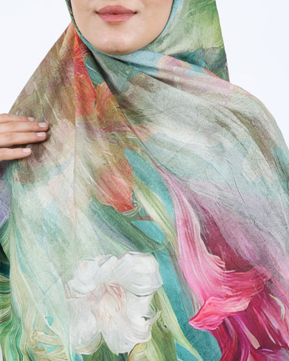 Soft Bambu Kraş Şal D055 Mint Yeşili