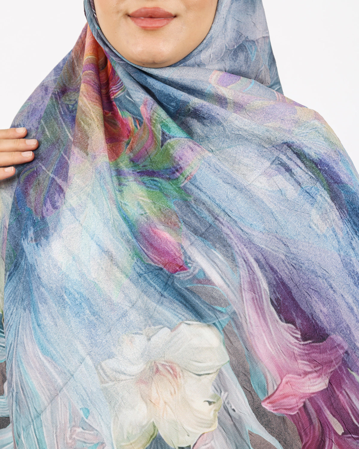 Soft Bambu Kraş Şal D055 Vizon