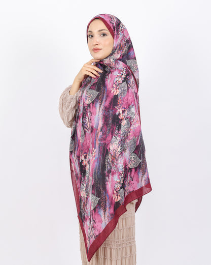 Soft Bambu Kraş Şal D048 Bordo