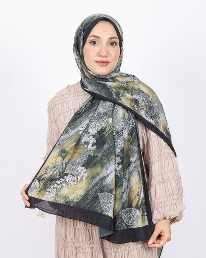 Soft Bambu Kraş Şal D048 Siyah