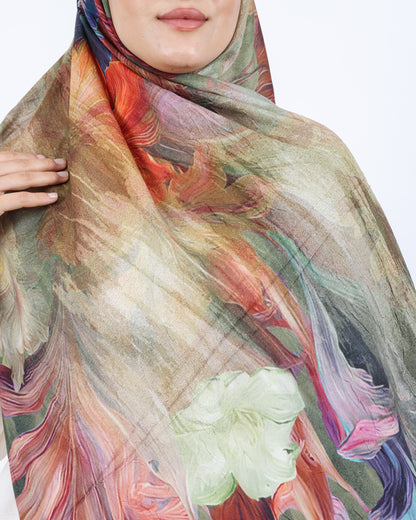 Soft Bambu Kraş Şal D055 Adaçayı Yeşili