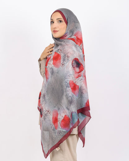 Soft Bambu Kraş Şal D043 Bordo