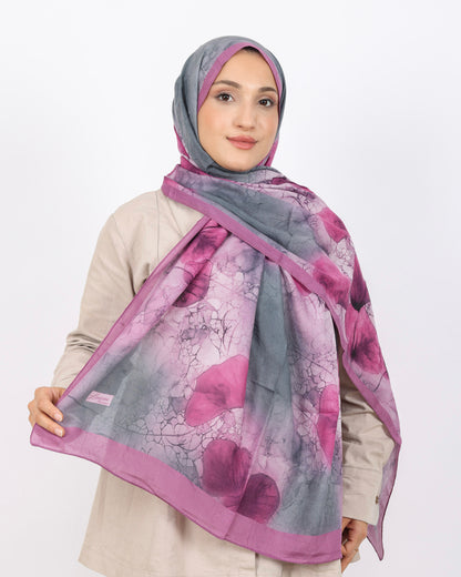Soft Bambu Kraş Şal D043 Lila
