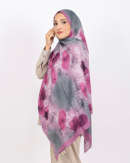 Soft Bambu Kraş Şal D043 Lila